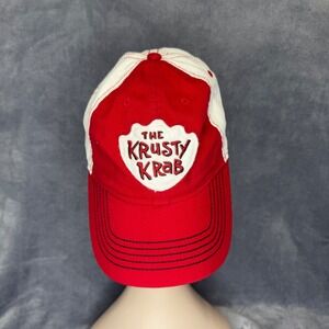 Nickelodeon‎ Krusty Krab Hat Adult OSFM Red White